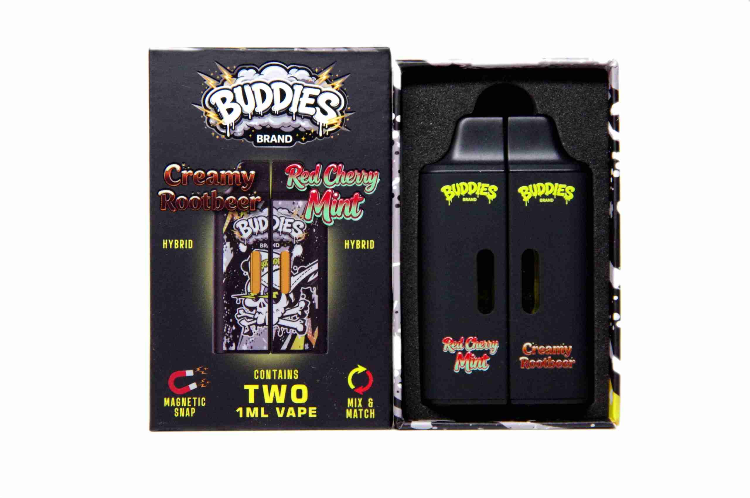 Buddies Brand (2 x 1 Gram) - Creamy Rootbeer + Red Cherry Mint
