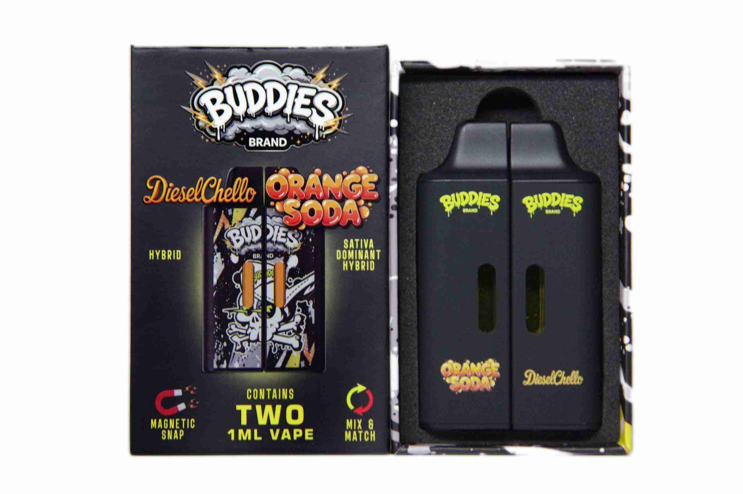 Buddies Brand (2 x 1 Gram) - Dieselchello + Orange Soda