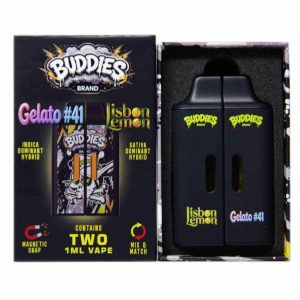 Buddies Brand (2 x 1 Gram) - Gelato #41 + Lisbon Lemon