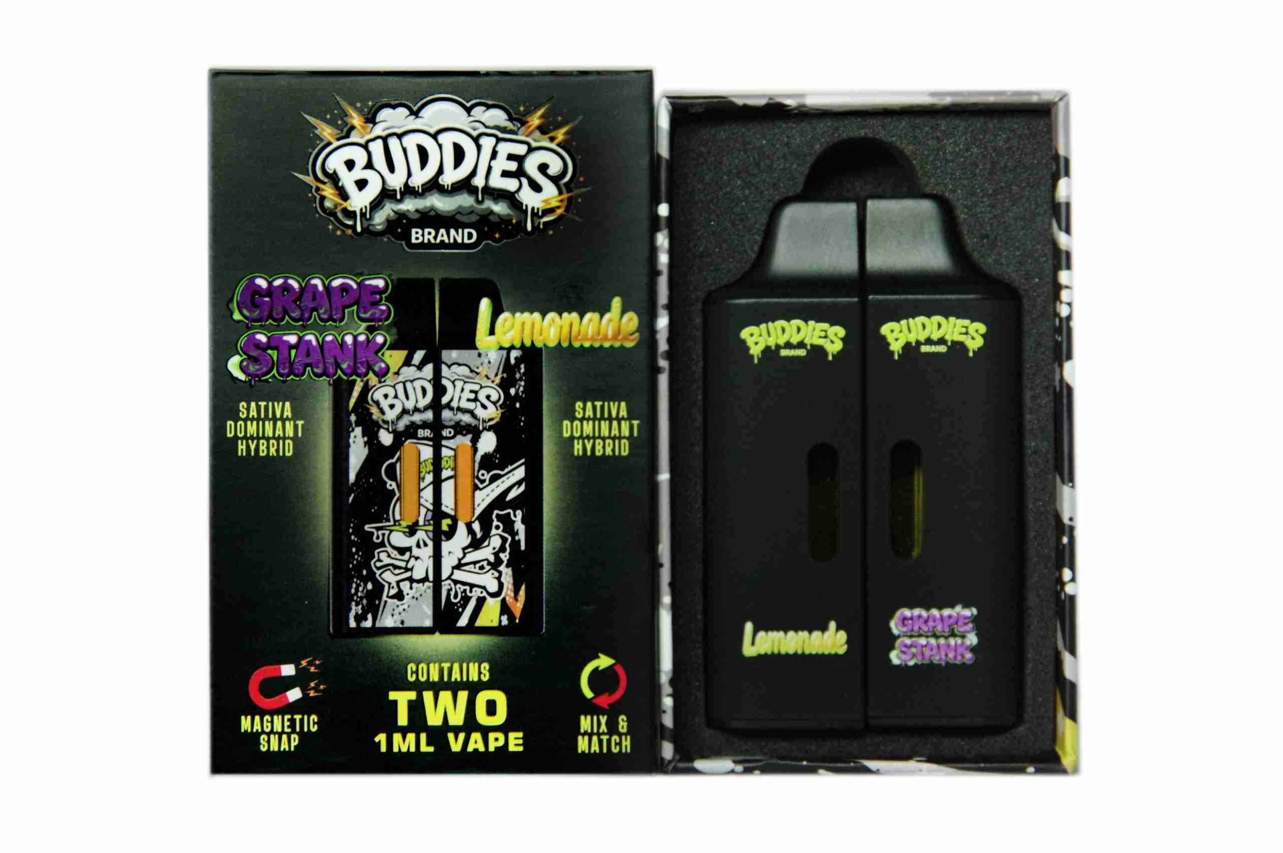 Buddies Brand (2 x 1 Gram) - Grape Stank + Lemonade