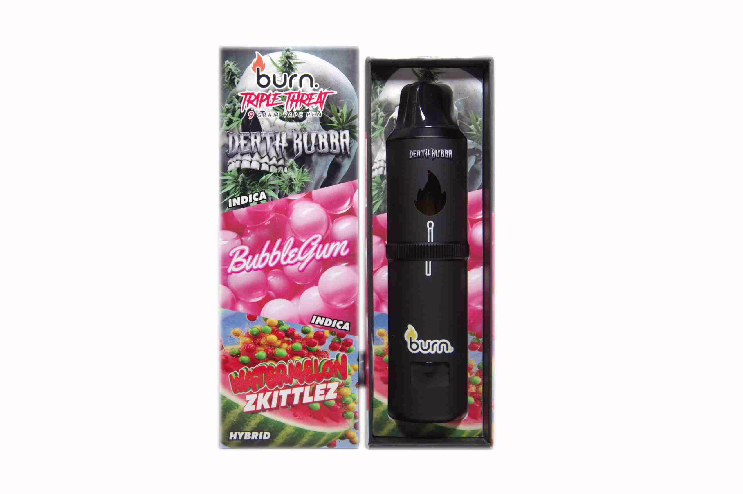 Burn Triple Threat Pen (9g) - Death Bubba + Bubblegum + Zkittles
