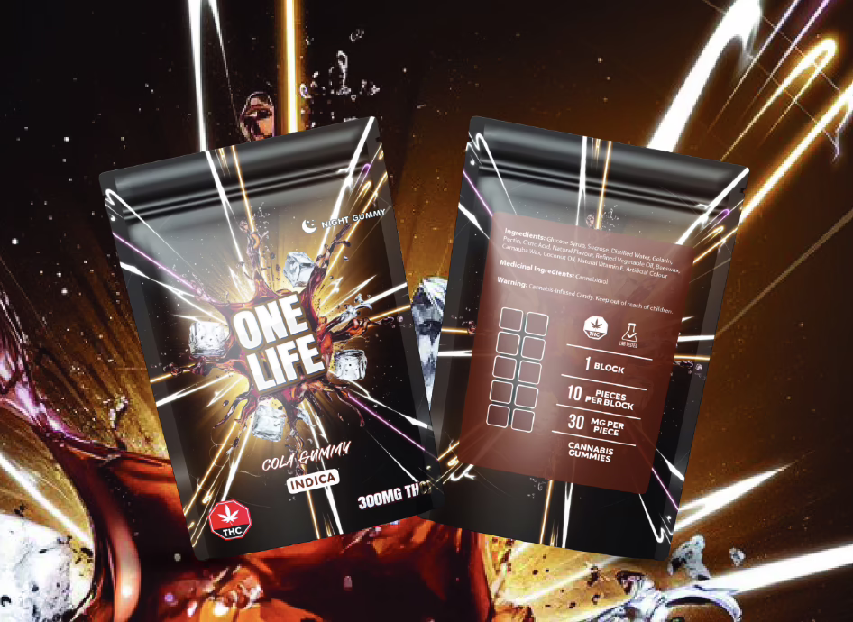 One Life - Cola Gummy 300mg (Indica)