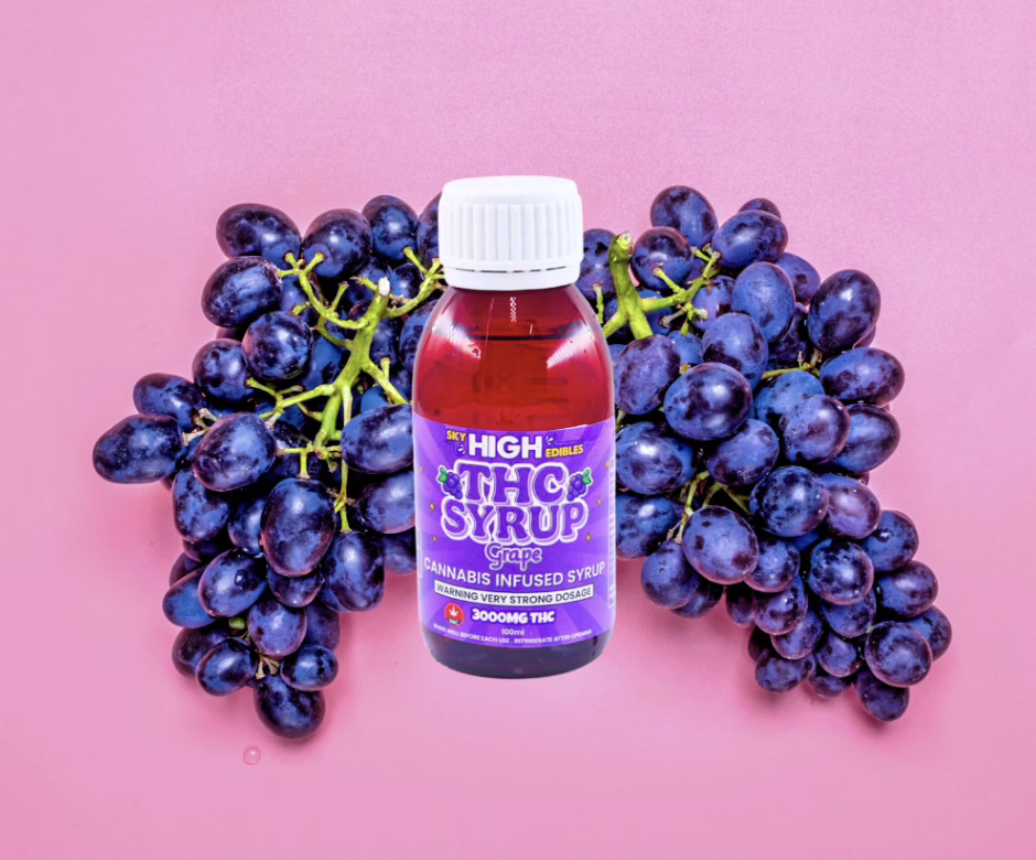 Sky High Edibles THC Syrup - Grape 3000mg
