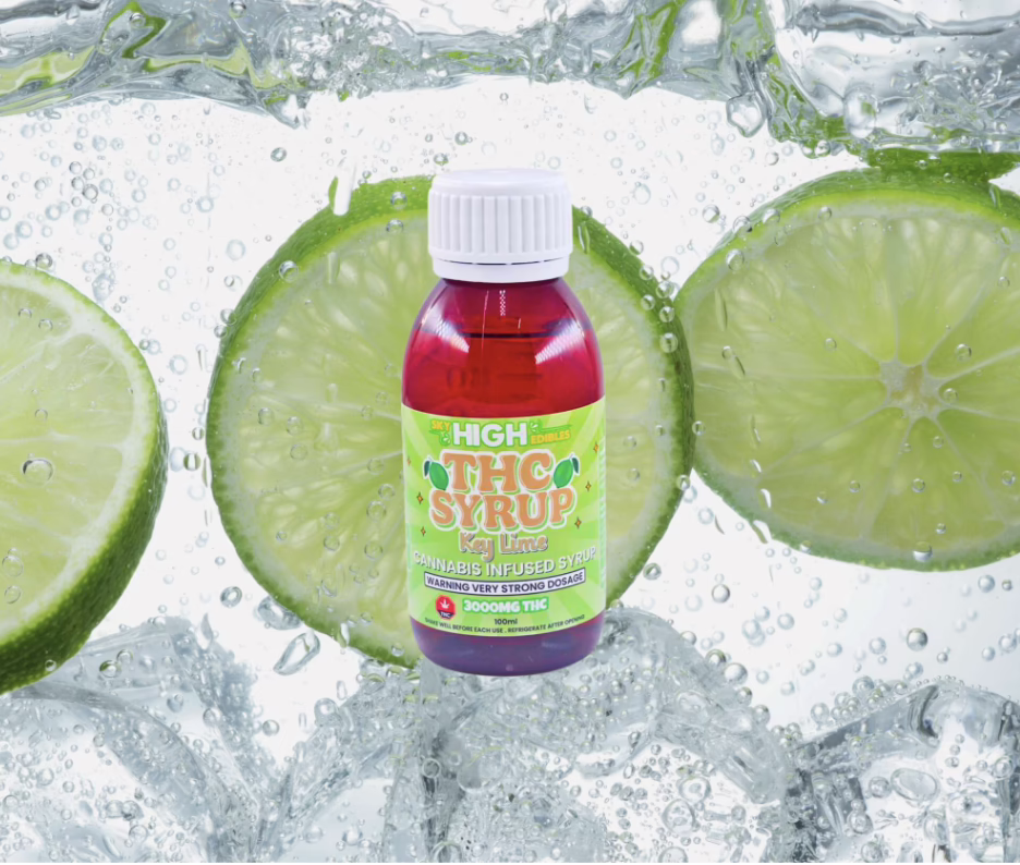 Sky High Edibles THC Syrup - Key Lime 3000mg