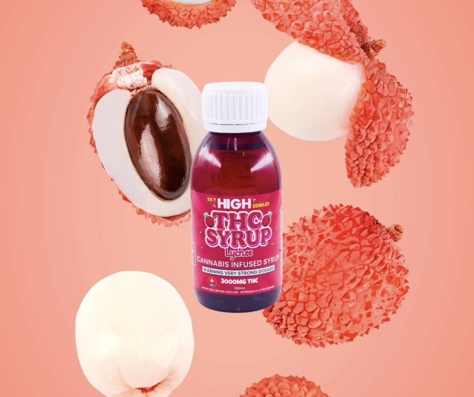 Sky High Edibles THC Syrup - Lychee 3000mg