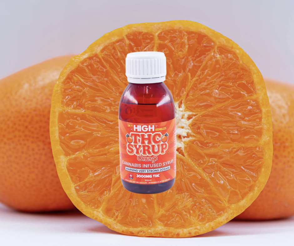 Sky High Edibles THC Syrup - Orange 3000mg