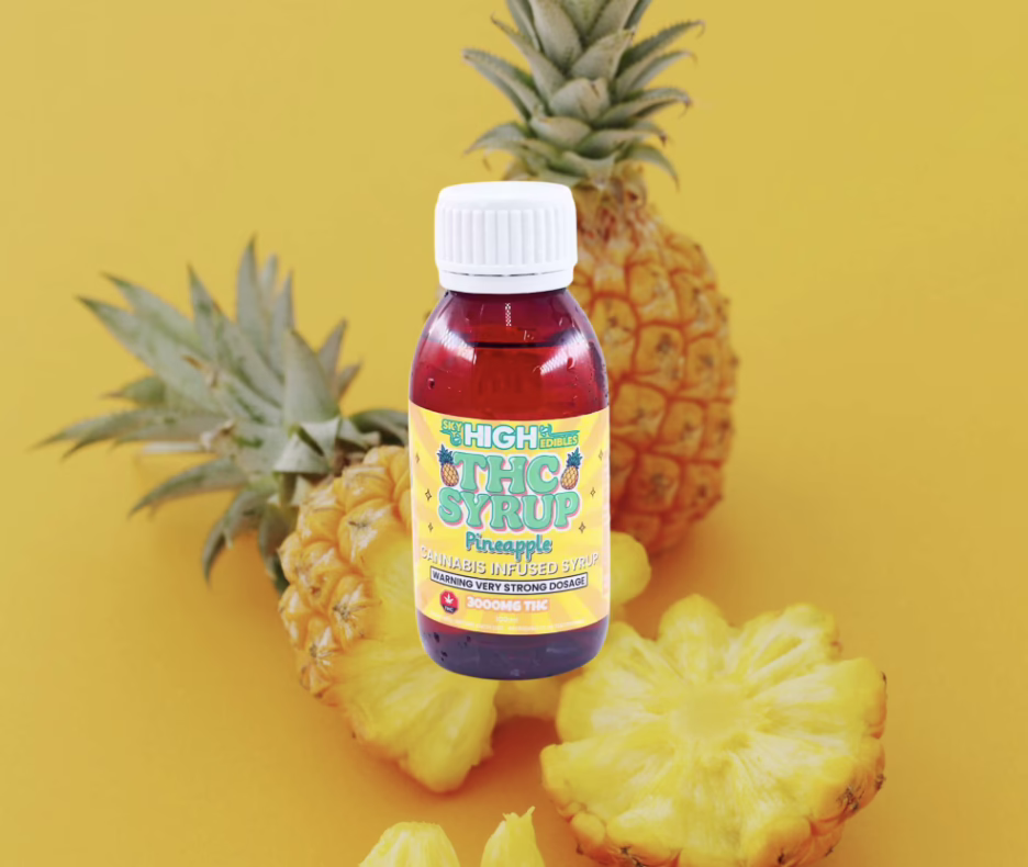 Sky High Edibles THC Syrup - Pineapple 3000mg