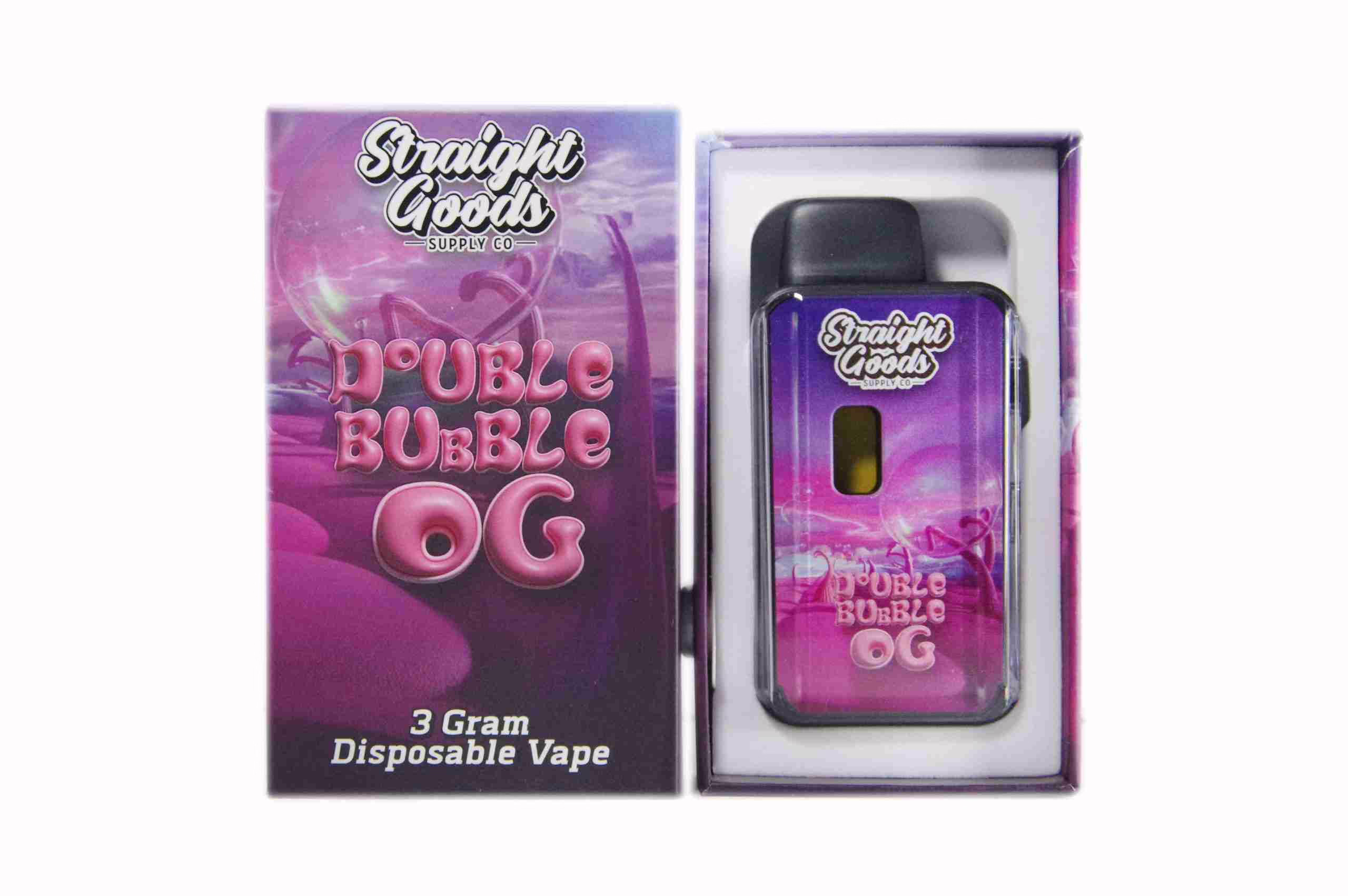 Straight Goods Disposable Pen 3g - Double Bubble OG (Indica)