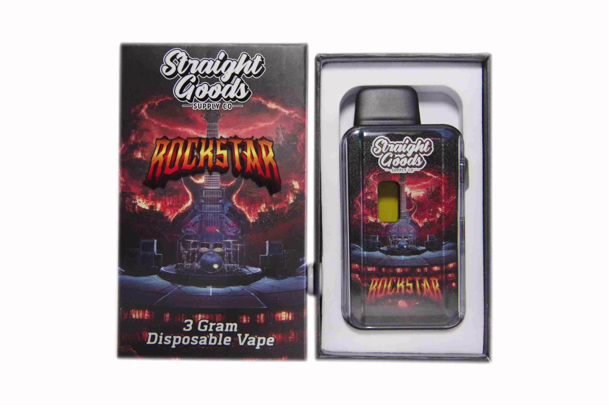 Straight Goods Disposable Pen 3g - Rockstar (Indica)