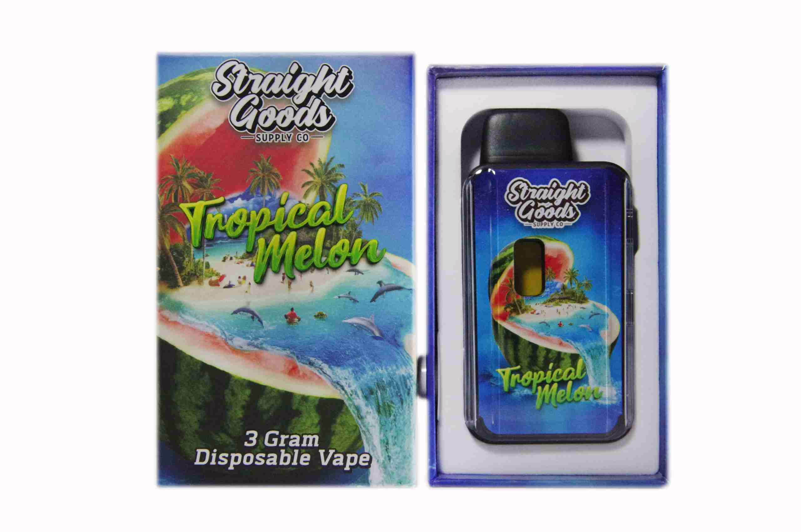Straight Goods Disposable Pen 3g - Tropical Melon (Hybrid)