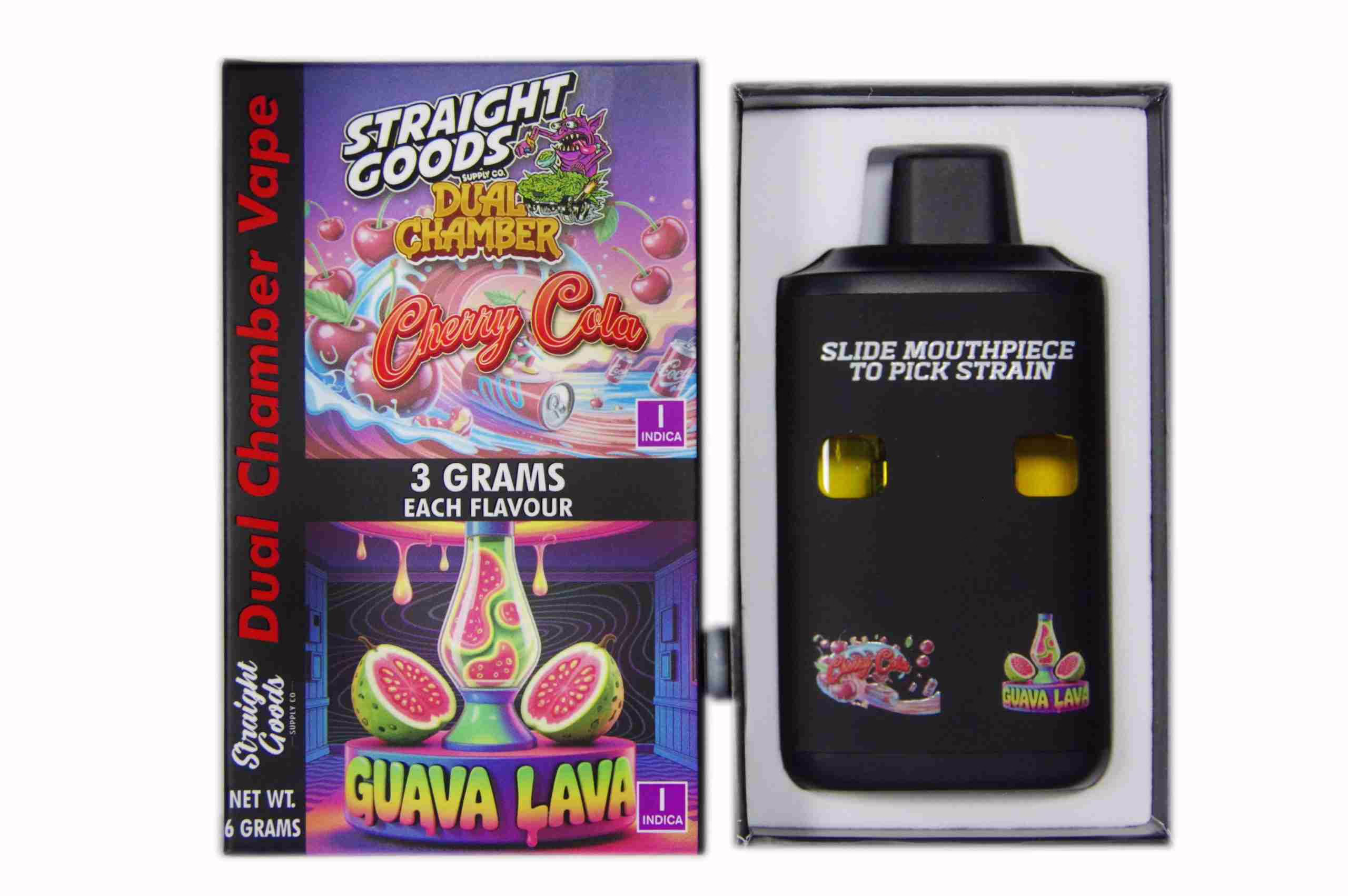 Straight Goods Dual Chamber Pen (6g) - Cherry Cola + Guava Lava